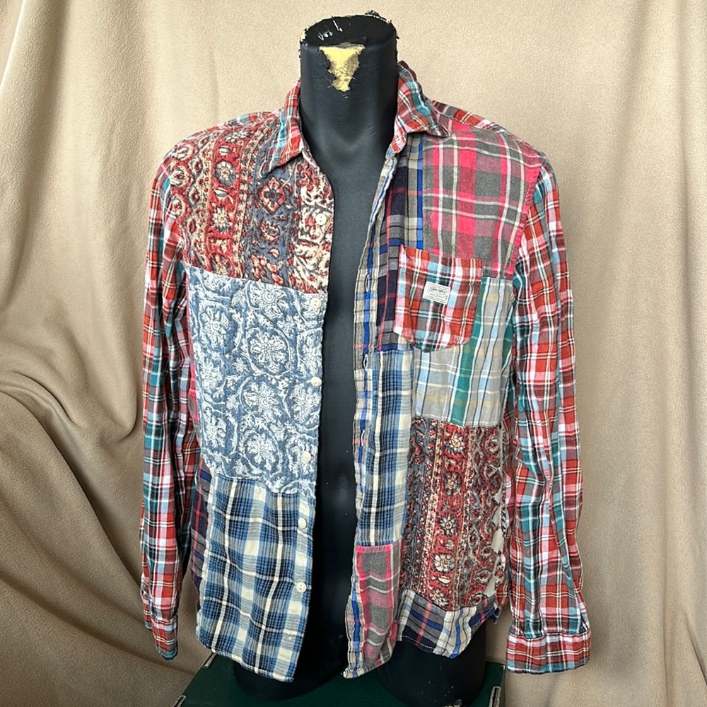 Denim & Supply Ralph Lauren patchwork button down.